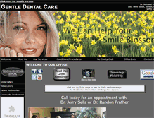 Tablet Screenshot of bentondentist.com